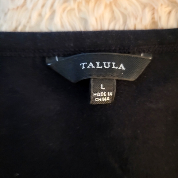 Aritzia Talula Shirt Sleeved Crop Shirt; Size L - Picture 2 of 4